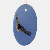 Soaring Bald Eagle Keramisch Ornament (Rechts)