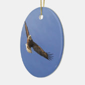 Soaring Bald Eagle Keramisch Ornament (Links)