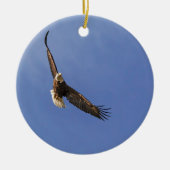 Soaring Bald Eagle Keramisch Ornament (Voorkant)