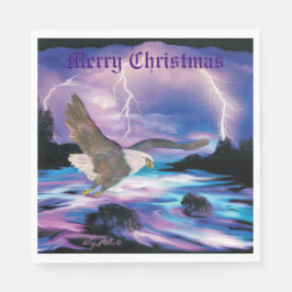 Soaring Bald Eagle Servet