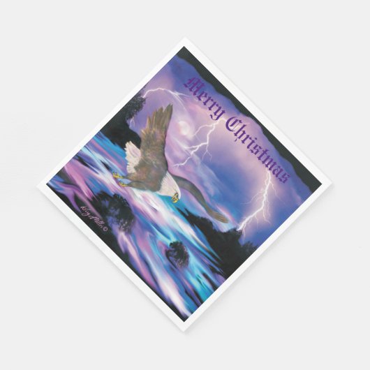 Soaring Bald Eagle Servet (Hoek)