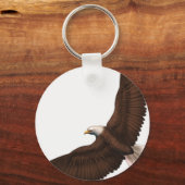 Soaring Bald Eagle Sleutelhanger (Voorkant)