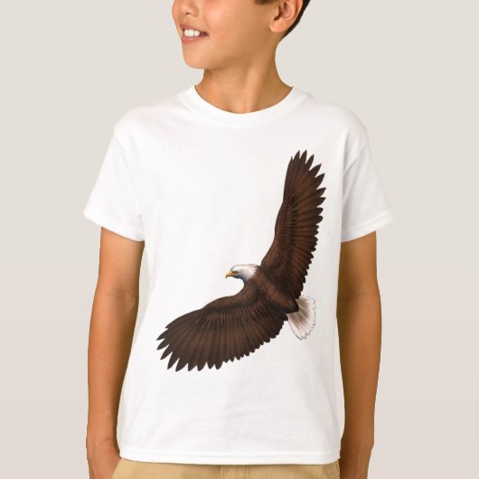 Soaring Bald Eagle T-shirt (Voorkant)