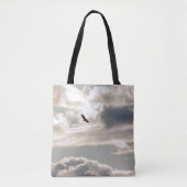 Soaring Bald Eagle Tote Bag (Voorkant)
