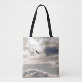 Soaring Bald Eagle Tote Bag