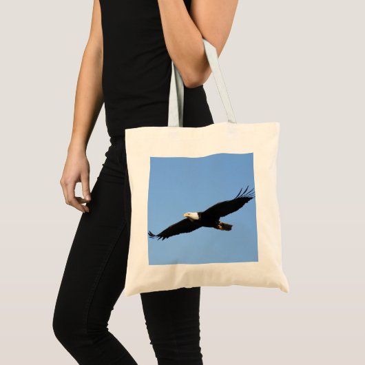 Soaring Bald Eagle Tote Bag (Voorkant (product))