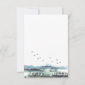 Soaring Bereavement Dank je kaart (Achterkant)