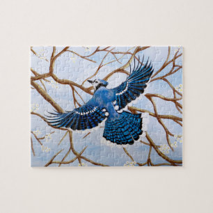Soaring Blue Jay Legpuzzel