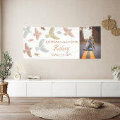 Soaring Boho Birds Afstuderen Foto Spandoek
