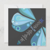 SOARING BUTTERFLY Bat Mitzvah Uitnodiging (Voorkant)