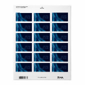 Soaring Dove Bat Bar Mitzvah Retouradreslabel Etiket (Full Sheet)