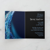 Soaring Dove Bat Bar Mitzvah Uitnodiging gevouwen (Binnen)