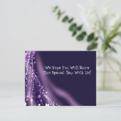 Soaring Dove Bat Bar Mitzvah Uitnodigingskaart RSVP Kaartje (Staand voorkant)