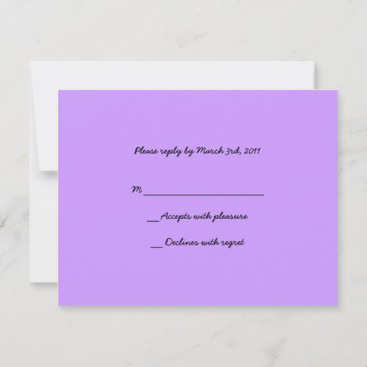 Soaring Dove Bat Bar Mitzvah Uitnodigingskaart RSVP Kaartje (Achterkant)