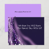 Soaring Dove Bat Bar Mitzvah Uitnodigingskaart RSVP Kaartje (Voorkant / Achterkant)