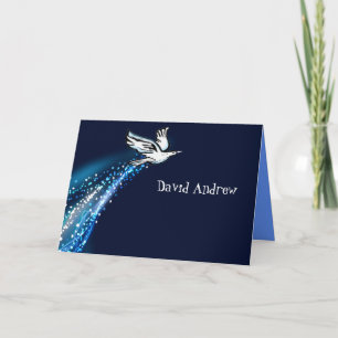 Soaring Dove gevouwen Bedankt Card Notitiekaartje