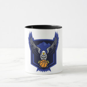 Soaring Eagle Basketball - Bold Sports Embleem Mok