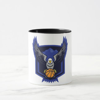 Soaring Eagle Basketball - Bold Sports Embleem Mok
