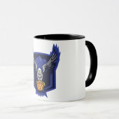 Soaring Eagle Basketball - Bold Sports Embleem Mok (Voorkant rechts)