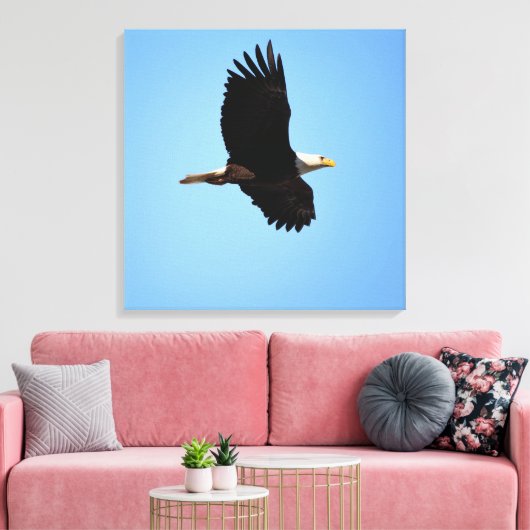 Soaring Eagle Canvas Afdruk (Insitu (Woonkamer))