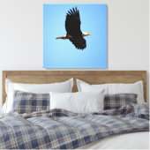 Soaring Eagle Canvas Afdruk (Insitu (Slaapkamer))