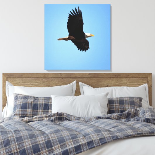 Soaring Eagle Canvas Afdruk (Insitu (Slaapkamer))