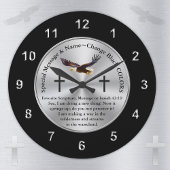 Soaring Eagle gepersonaliseerde, Christelijke wand Grote Klok