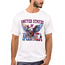 Soaring Eagle Patriottisch T-shirt