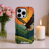 Soaring Eagle, Sunset Majesty iPhone Hoesje