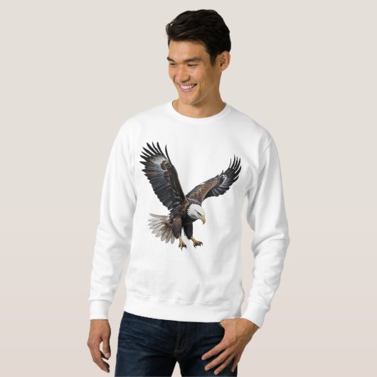 Soaring Eagle Sweatshirt - Mannen Custom Hoodies (Voorkant volledig)