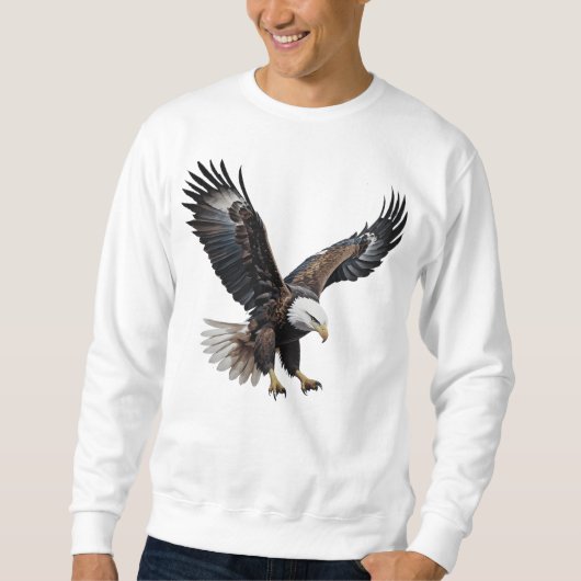 Soaring Eagle Sweatshirt - Mannen Custom Hoodies (Voorkant)