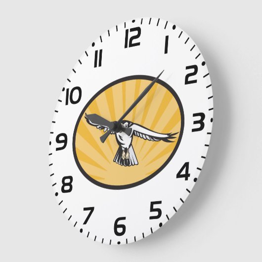 Soaring Falcon Bold Bird of Prey Grote Klok (Hoek)