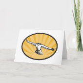 Soaring Falcon Bold Bird of Prey Kaart (Voorkant)