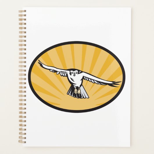 Soaring Falcon Bold Bird of Prey Planner (Voorkant)