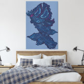 soaring in the Beauty of Nature Canvas Afdruk (Insitu (Slaapkamer))