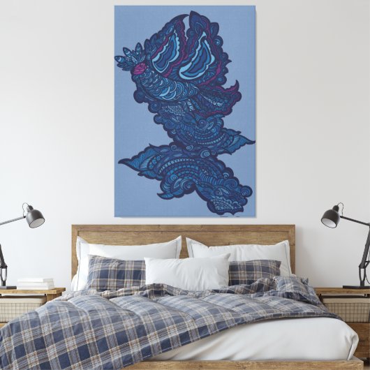 soaring in the Beauty of Nature Canvas Afdruk (Insitu (Slaapkamer))