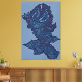 soaring in the Beauty of Nature Canvas Afdruk (Insitu (Woonkamer))