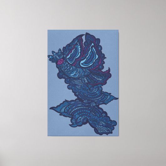 soaring in the Beauty of Nature Canvas Afdruk (Voorkant)