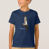 Soaring Osprey Fish Hawk Kinder T-shirt (Voorkant)