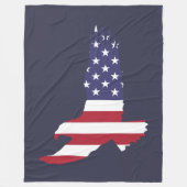 Soaring Patriot Fleece Deken (Voorkant)