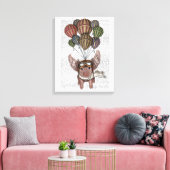 Soaring Pig Canvas Afdruk (Insitu (Woonkamer))