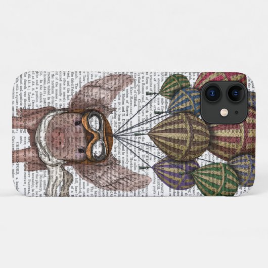 Soaring Pig Case-Mate iPhone Case (Achterkant (horizontaal))