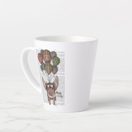 Soaring Pig Latte Mok (Linkerhoek)