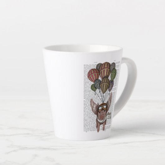 Soaring Pig Latte Mok (Rechterhoek)