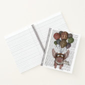 Soaring Pig Notitieboek (Binnen)