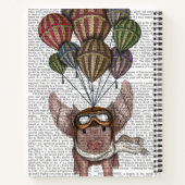 Soaring Pig Notitieboek (Achterkant)