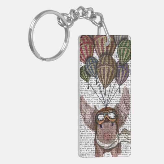 Soaring Pig Sleutelhanger (Voorkant Links)