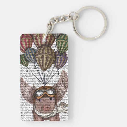 Soaring Pig Sleutelhanger (achterkant)