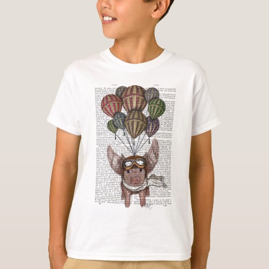 Soaring Pig T-shirt (Voorkant)
