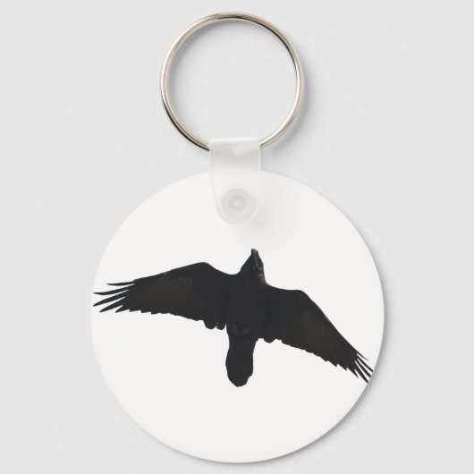 Soaring Raven Cadeaus Sleutelhanger (Voorkant)